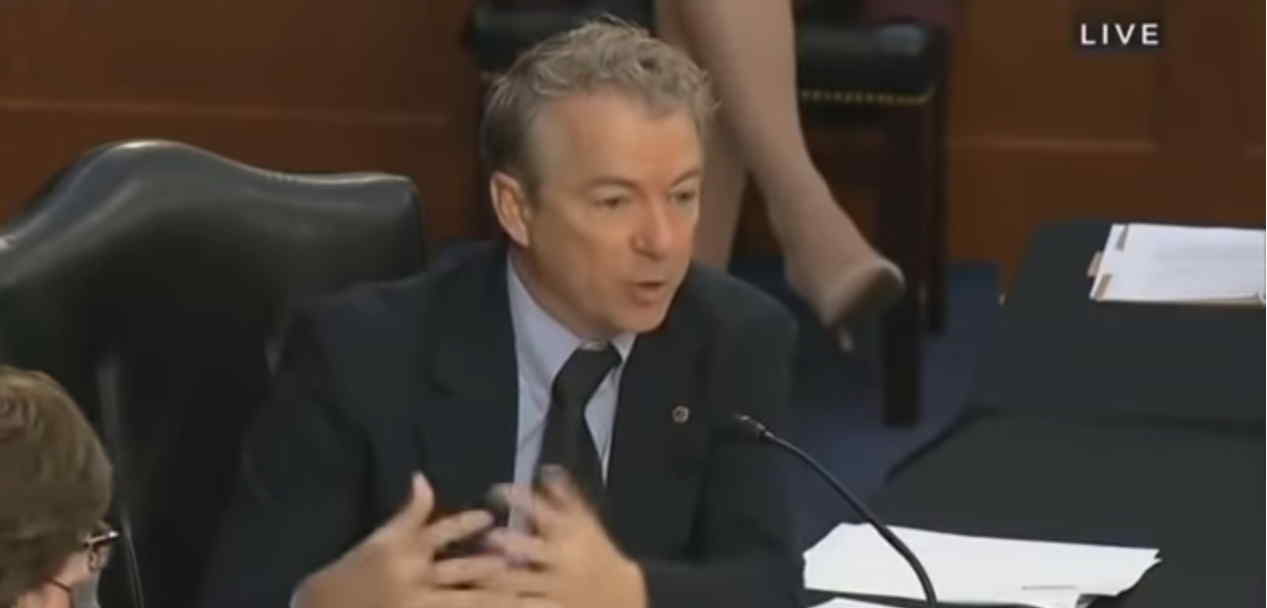 Rand Paul and Dr. Fauci Get Into Debate Over Masks